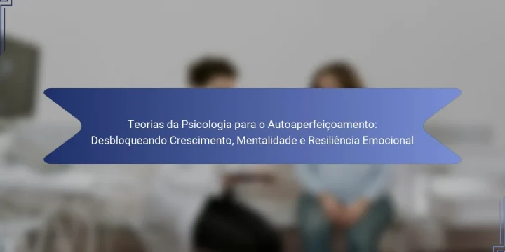 Teorias da Psicologia para o Autoaperfeiçoamento: Desbloqueando Crescimento, Mentalidade e Resiliência Emocional