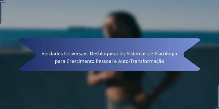 Verdades Universais: Desbloqueando Sistemas de Psicologia para Crescimento Pessoal e Auto-Transformação